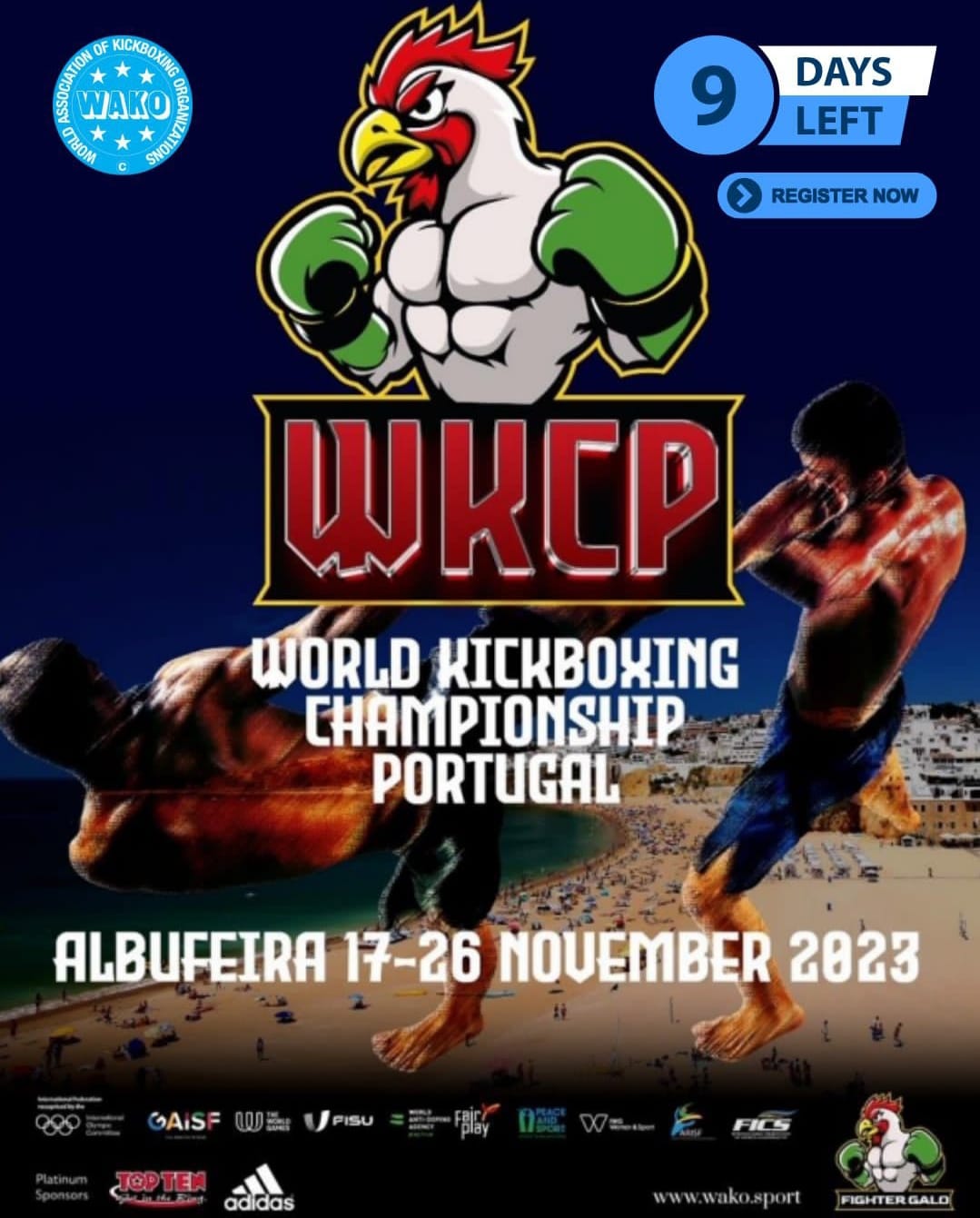 Presencia navarra en el Campeonato del Mundo de Kickboxing que se celebra en Portugal